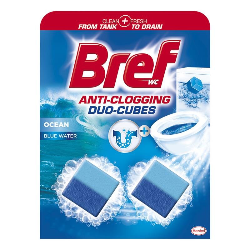 WC valomieji kubeliai Bref Blue 2x50g