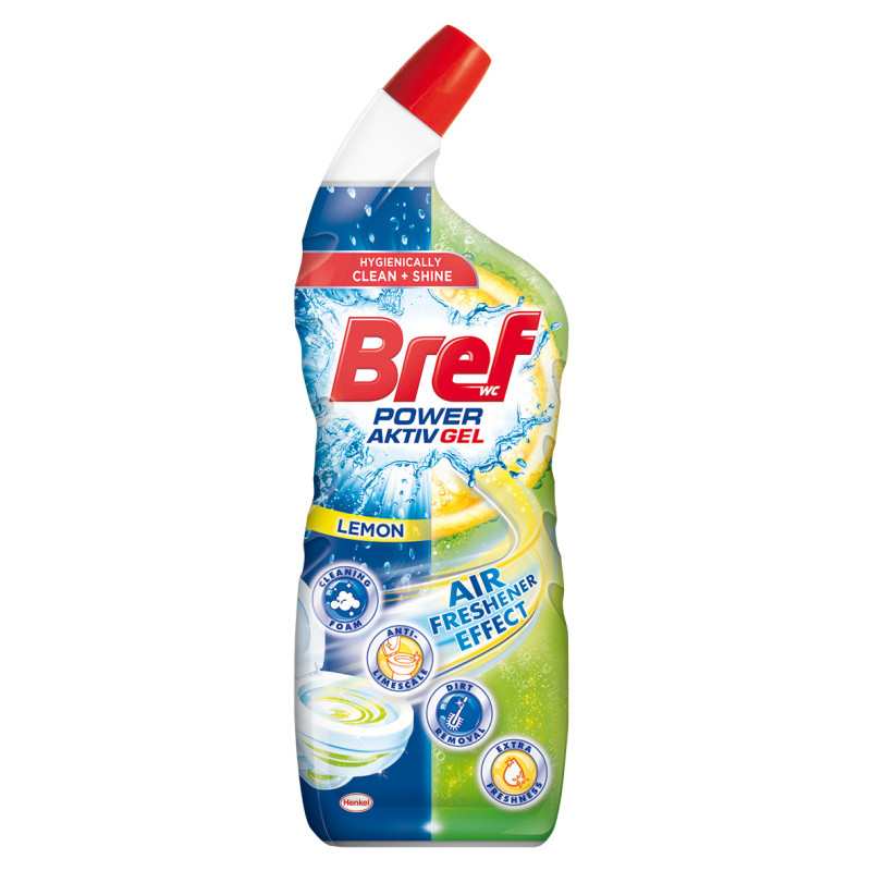 WC valiklis  Bref  Power Active Gel 700ml Lemonitta