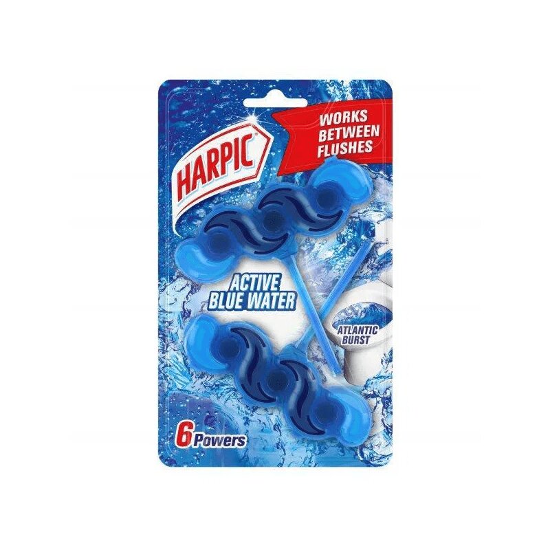 Unitazų muiliukas Harpic   Blue Water Atlantic Burst 2*35g