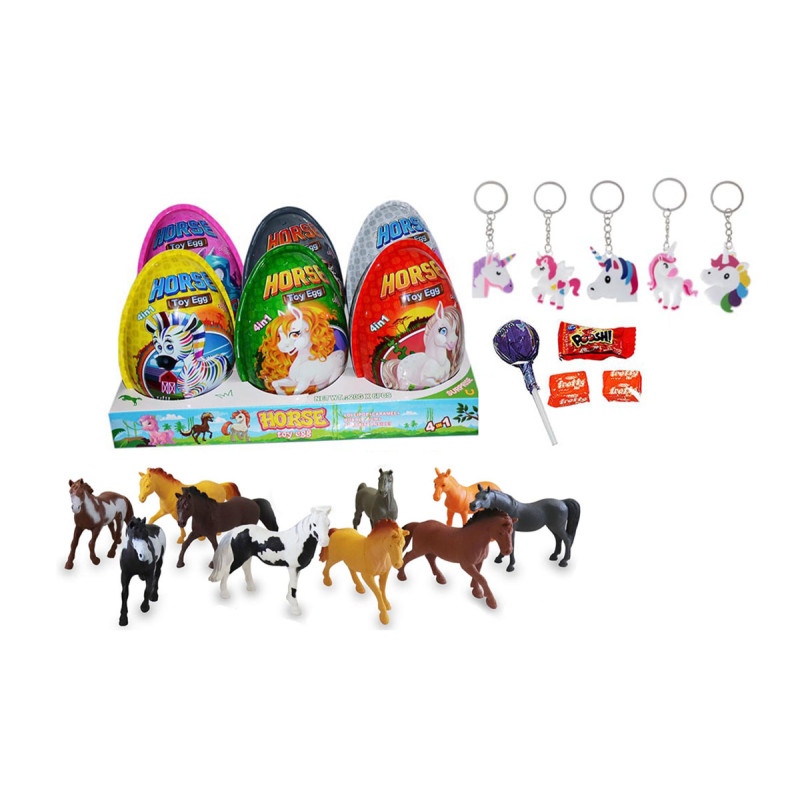 Plastikinis kiaušinis su siurprizu Horse  Toy Egg
