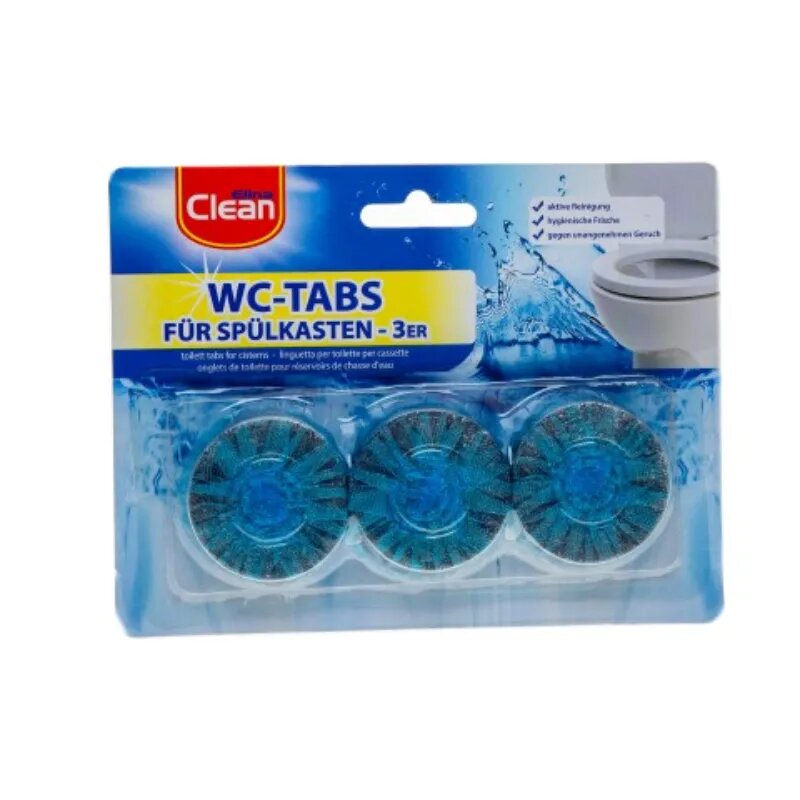 Tabletės tualeto bakeliams ElinaClean  3x50g