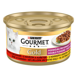 Katėms Gourmet GOLD jautiena 85g