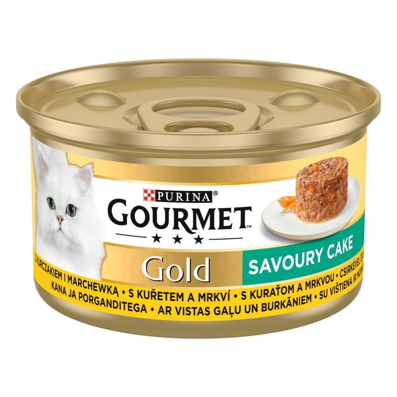 Katėms Gourmet GOLD vištiena 85g