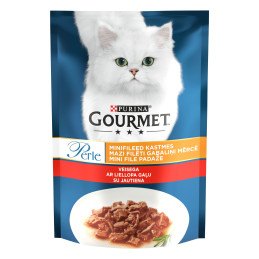 Katėms  Gourmet  Perle jautienos konservai 85g