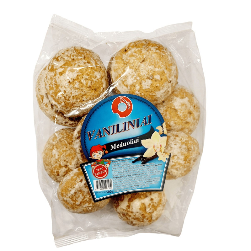 Meduoliai  Vaniliniai  500g Riestlita