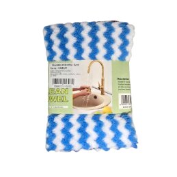 Mikrofibrinės šluostės 3vnt 30*30cm 16036-7