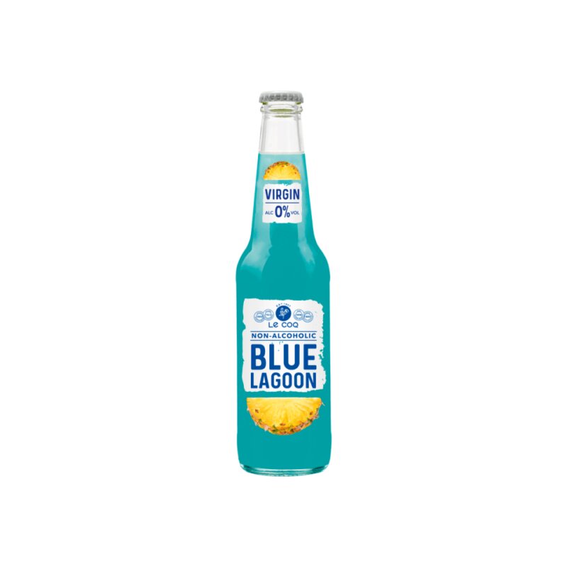 Gazuotas nealkoholinis kokteilis Blue Lagoon, 330 ml