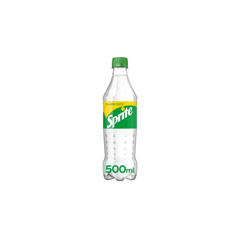 Gazuotas gėrimas Sprite 500 ml citrinų ir žaliųjų citrinų skonio