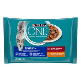 Visavertis ėdalas Katėms  Purina  One 4*85g Senior 7+