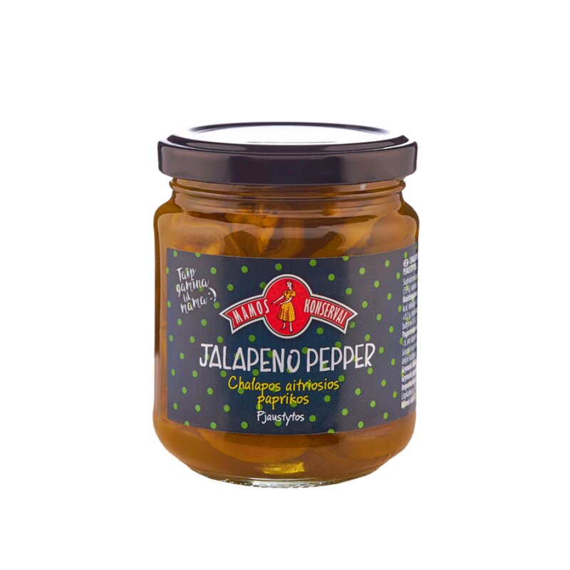 Chalapos aitriosios paprikos  Mamos konservai pjaustytos 210g/115g