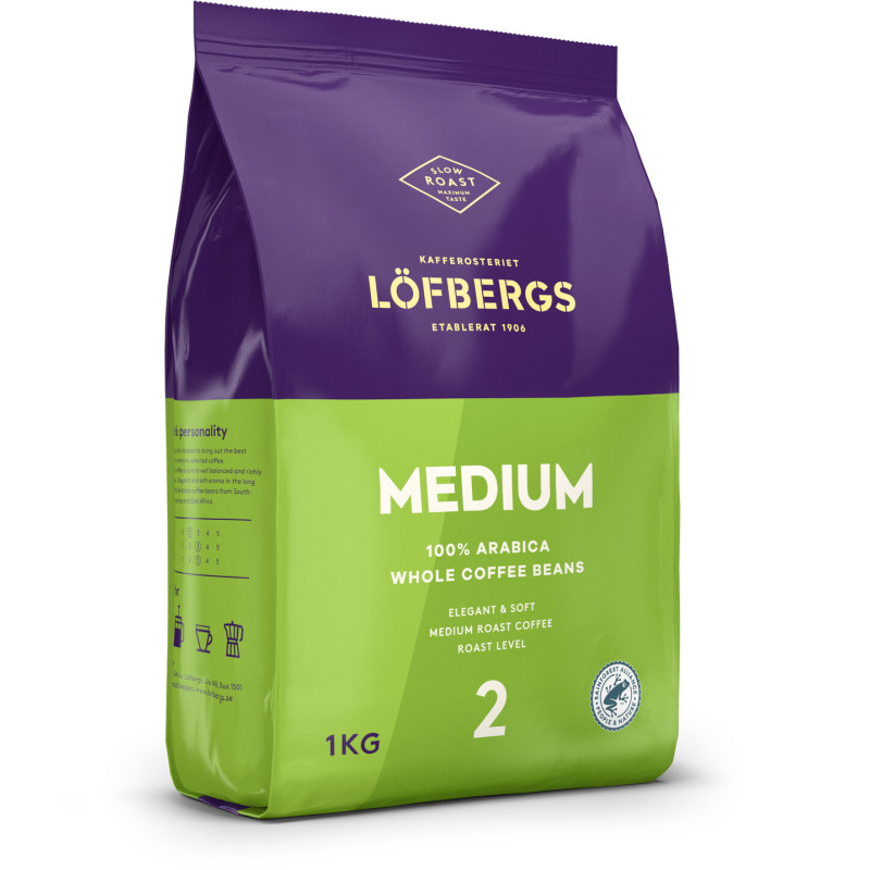 Kavos pupelės  Lofbergs  Medium 1kg