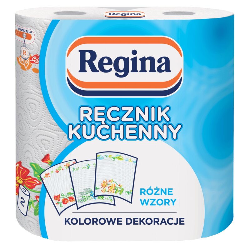 Popieriniai rankšluosčiai  Regina  2 rulonai 2 sluoksniai