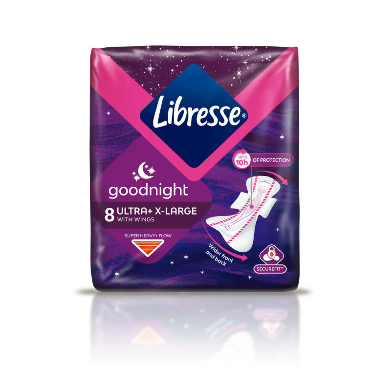 Higieniniai paketai Libresse  Goodnight  Ultra x-large  8vnt