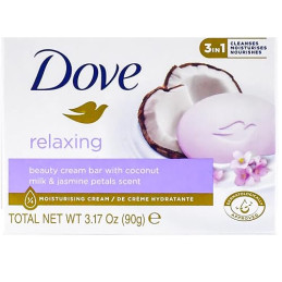 Kreminis rankų muilas  Dove Relaxing  su kokosų pienu, 90g