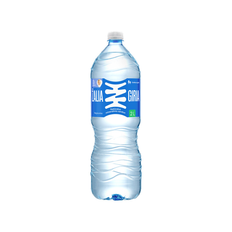 Negazuotas vanduo Žalia giria, 2l
