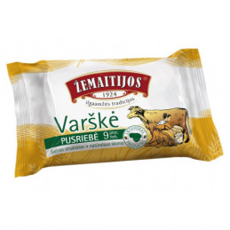 Varškė pusriebė "Žemaitijos" 180g, 9% riebumo