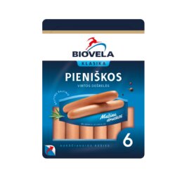 Virtos pieniškos BIOVELA dešrelės 260g