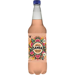 Gazuotas alaus kokteilis Samba Greipfrutų-Toniko (6%), 1l