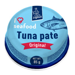Tuno paštetas  Zigmas  Original, 85g