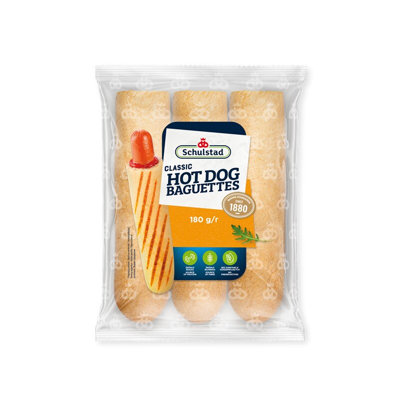 Klasikinės dešrainių bandelės 180g,  Vilniaus duona