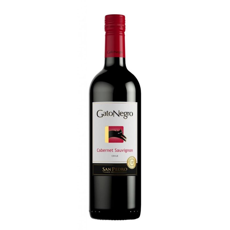 Vynas  Gato Negro Cabernet sausas, raudonas (13%), 750 ml
