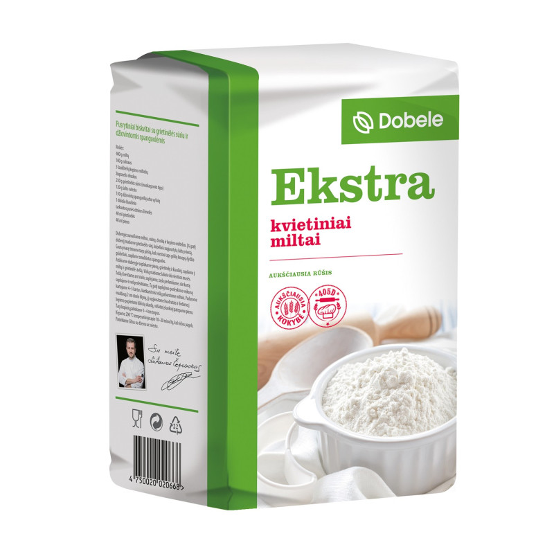 Miltai kvietiniai  Ekstra  405D 1.75kg