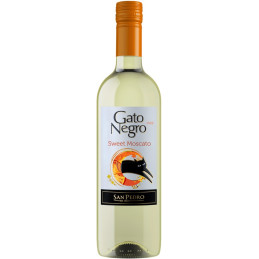 Vynas  Gato Negro Moscato saldus, baltas (12%), 750 ml