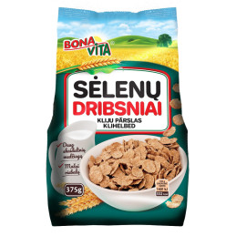 Dribsniai sėlenų  375g Bona Vita