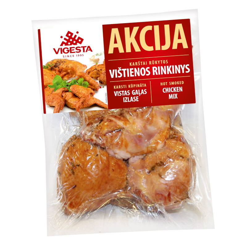 Karštai rūkytas vištienos rinkinys Vigesta I rūšis