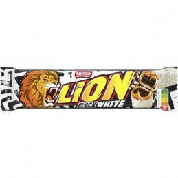 Vaflinis batonėlis  Nestle Lion  black & white 42g