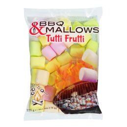 Zefyrai  Tutti Frutti  BBQ&MALLOWS 225g  tinka kepimui