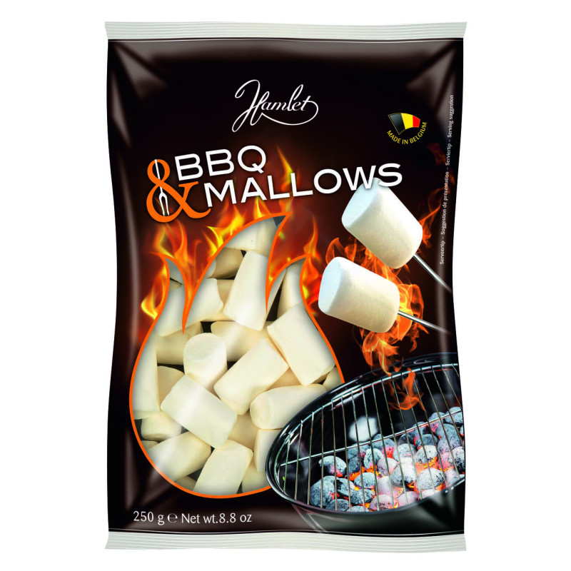 Zefyrai  Hamlet  BBQ&MALLOWS 250g  tinka kepimui