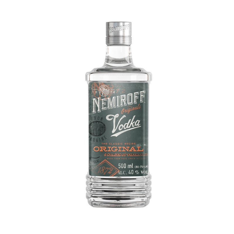 Degtinė NEMIROFF Original (40%), 500 ml