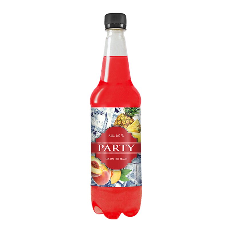 Gazuotas alaus kokteilis  Party  Sex on the Beach (6%), 1l