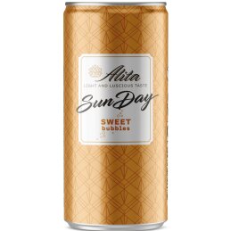 Gazuotas vaisių  vyno gėrimas Alita Sun Day saldus (7.5%), 200 ml