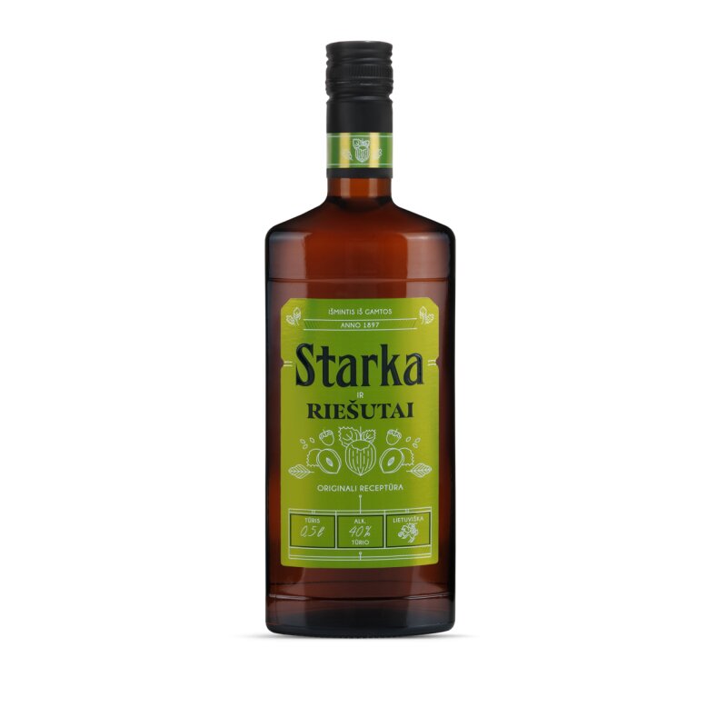 Spiritini gėrimas Starka Riešutai (40%), 500 ml