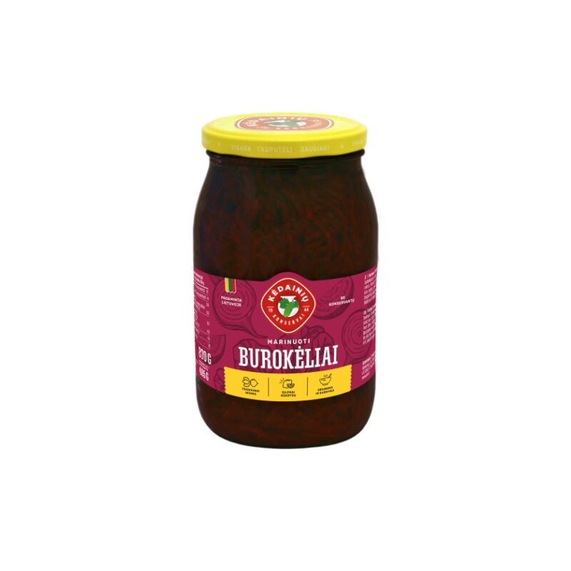 Marinuoti burokėliai  Kėdainių  900g/495g