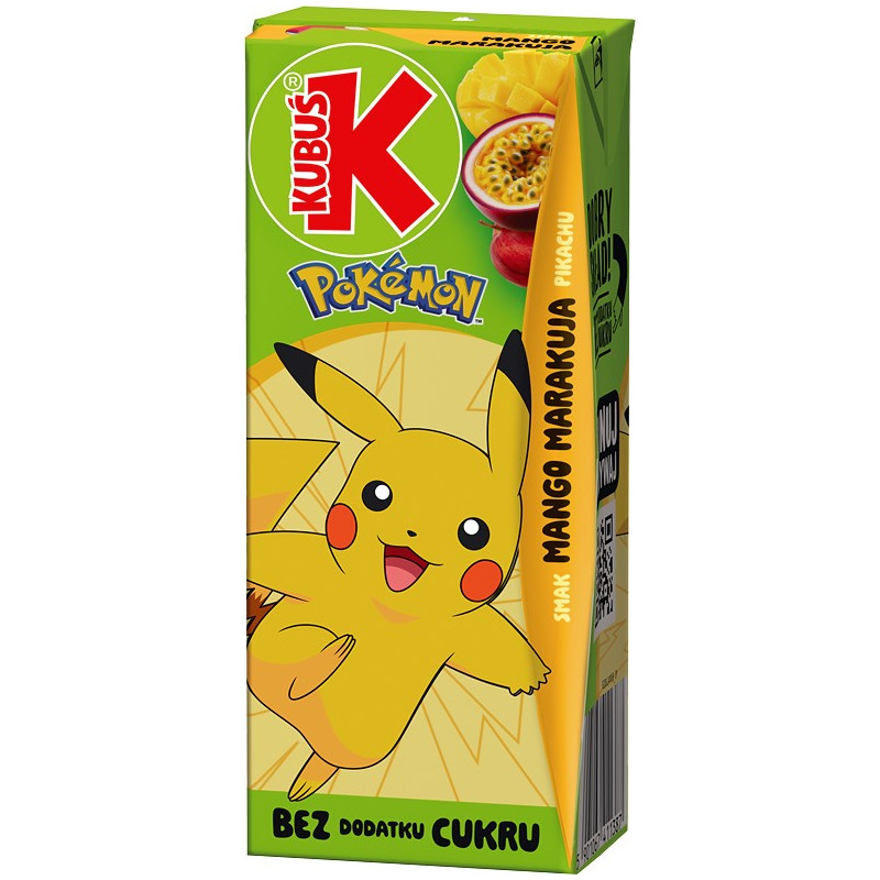 Sulčių gėrimas  Kubuš  obuolių, mangų ir pasifloros skonio, 200ml