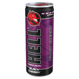 Energinis gėrimas  Hell Black Cherry  250ml juodųjų vyšnių ir įv, vaisių skonio