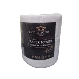 Popierinis rankšluostis  Diamond  Luxury 2 sluoksniai, 500 lapelių