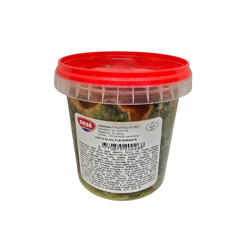 Kepta silkių filė marinate 650g