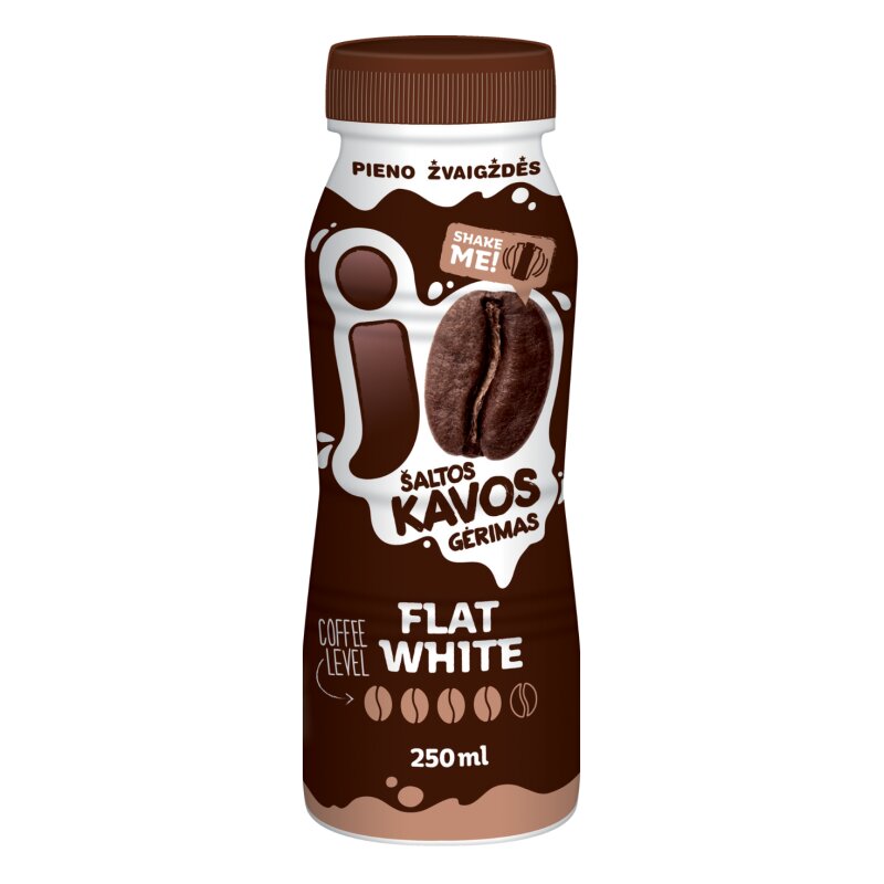 Pieno gėrimas FLAT WHITE  JO  250ml su tirpia kava