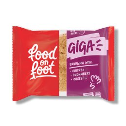 Sumuštinis  Giga  260g su vištiena, agurku ir sūriu
