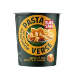 Greitai paruošiami makaronai ''Sun Yan''su sūrio ir grietinėlės padažu,55g