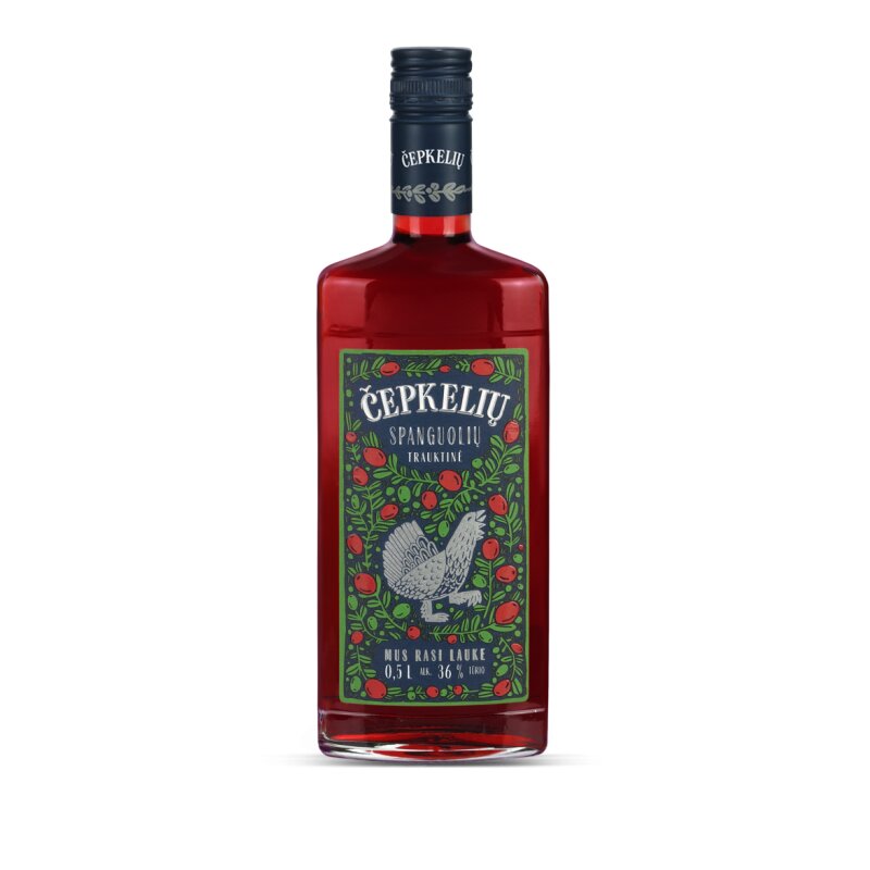 Trauktinė  Čepkelių  (36%), 500 ml