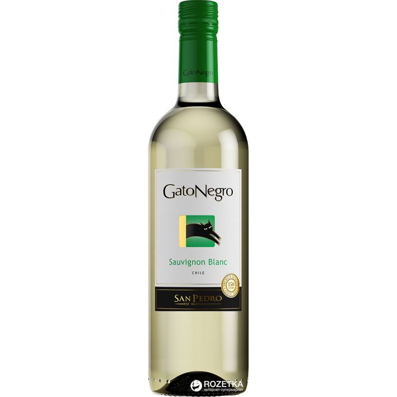 Sausas baltas vynas Gato Negro Sauvignon Blanc (12%), 750 ml