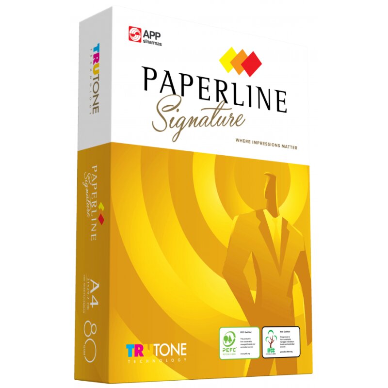 Kopijavimo popierius PAPERLINE SIGNATURE,A4 80gsm,500lapų