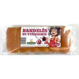 Plėšomos bandelės su vyšniomis 250g
