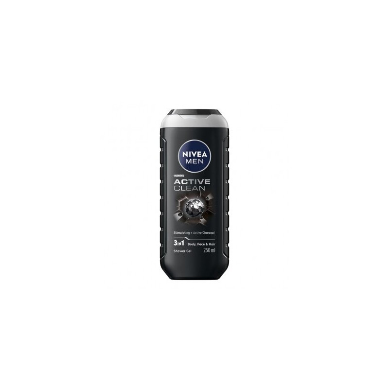 Dušo želė vyrams  Nivea Active Clean 250ml