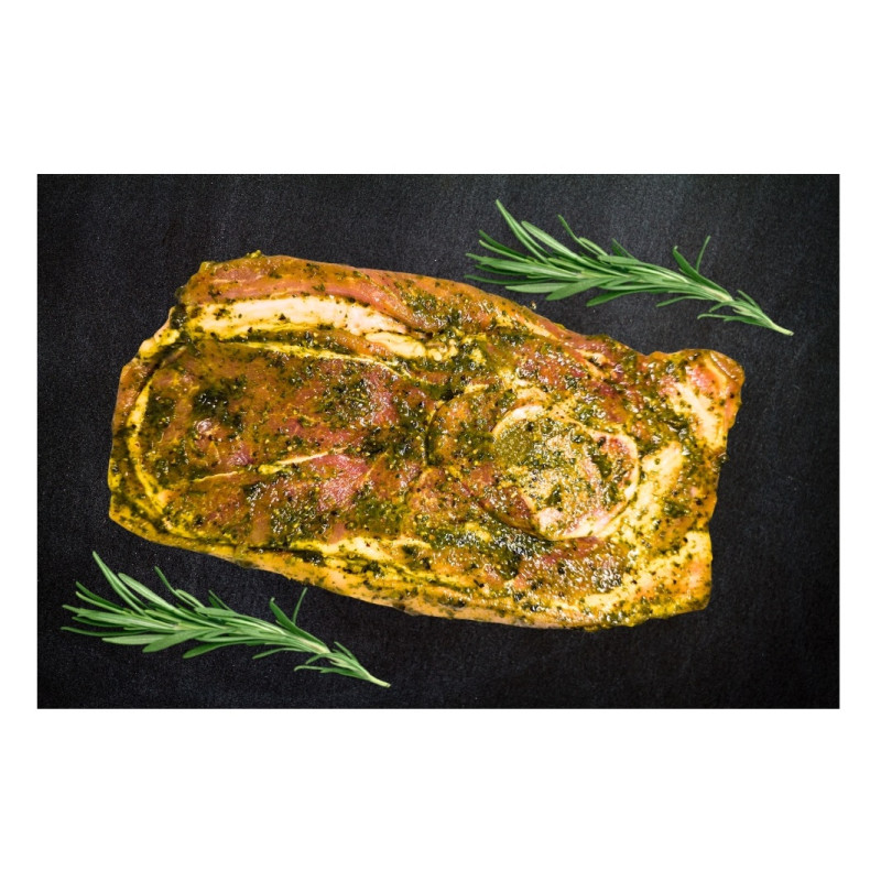 Marinuota kiaulienos mentė su kaulu